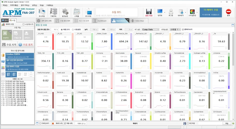 APM Analyzer 화면