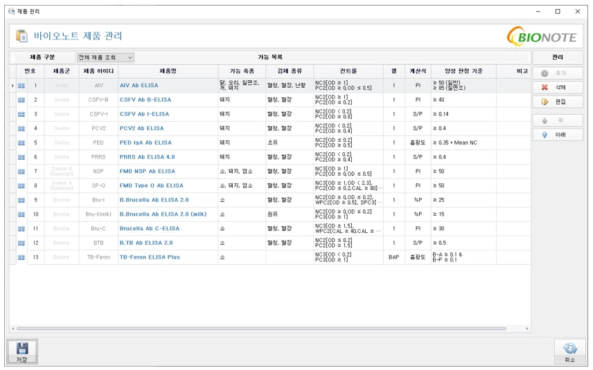 [Elicheck] ELIcheck
<br>효소면역진단 ELISA 결과분석 소프트웨어
<br> ㆍ개발언어: C#(Framework4.5.2)
 ㆍ개발툴: Microsoft Visual Studio 2019, 2022
 ㆍ개발시기: 작업 시기 :  2022. 6
<br>