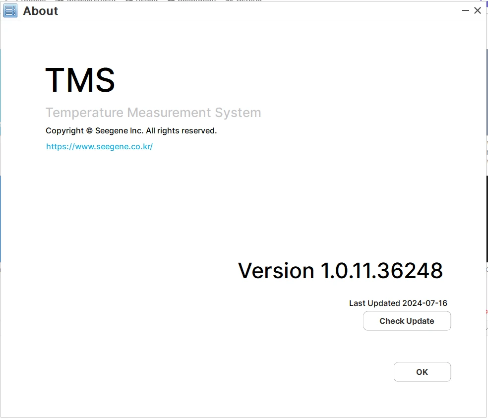 [Seegene_tms] SeeGene TMS MONITORING
<br> ㆍ개발언어: Microsoft .Net Framework 4.5 (C# Application)
 ㆍ개발툴: Microsoft Visual Studio, Windows Server 2022
 ㆍ개발시기: 작업 시기 : 2023. 11
<br>