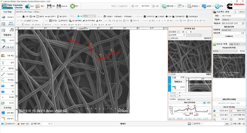 Fiber Diameter Checker